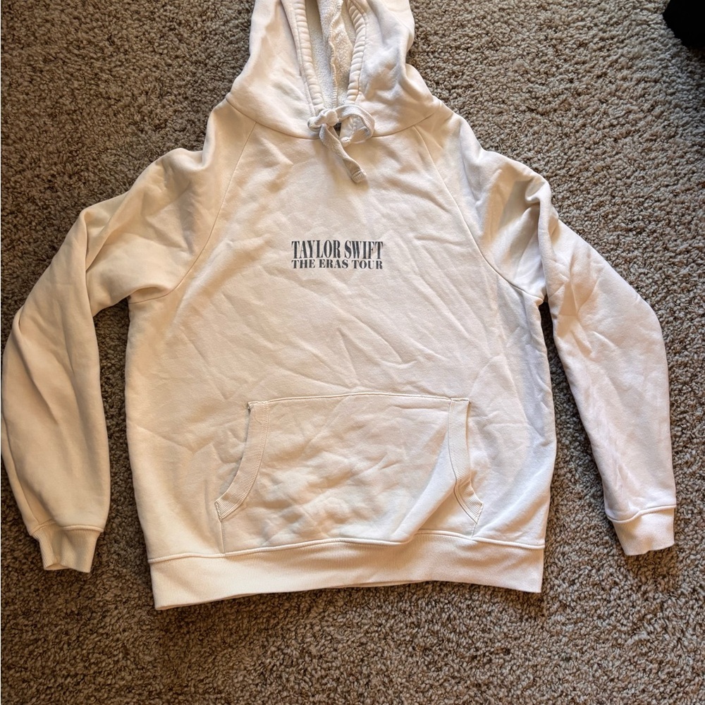 Taylor Swift The Eras Tour White Hoodie size S